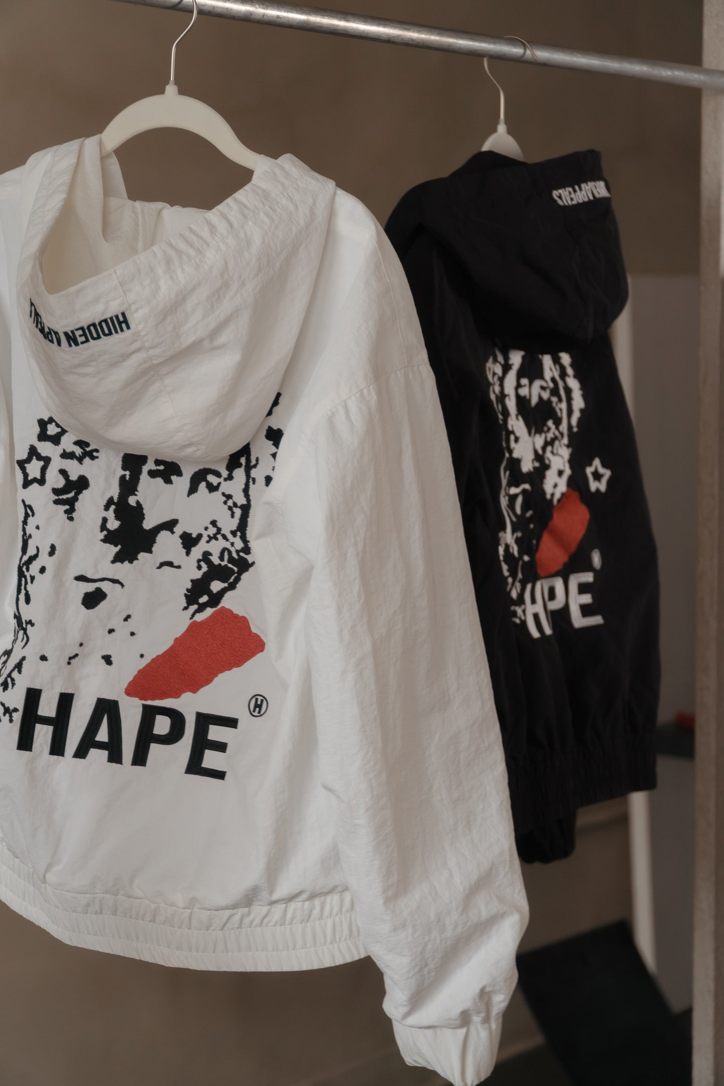 'Without' Windbreaker Set (White)