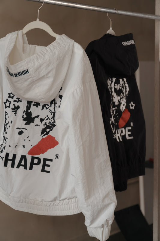 'Without' Windbreaker Set (White)