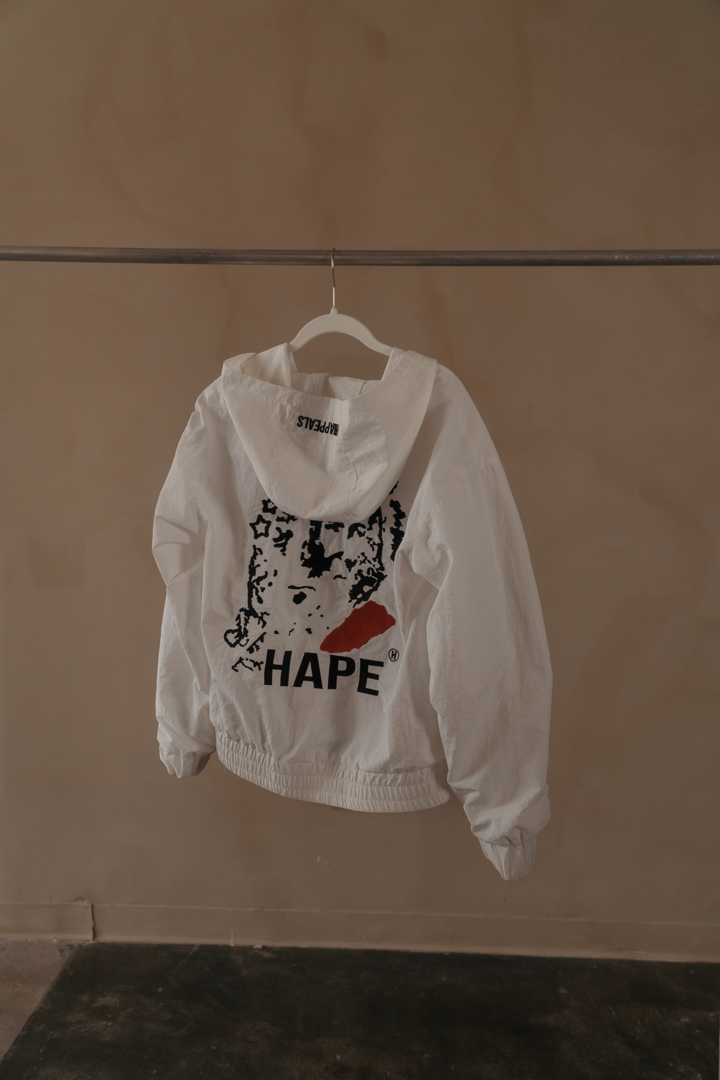 'Without' Windbreaker Set (White)