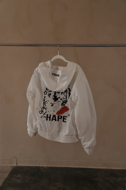 'Without' Windbreaker Set (White)